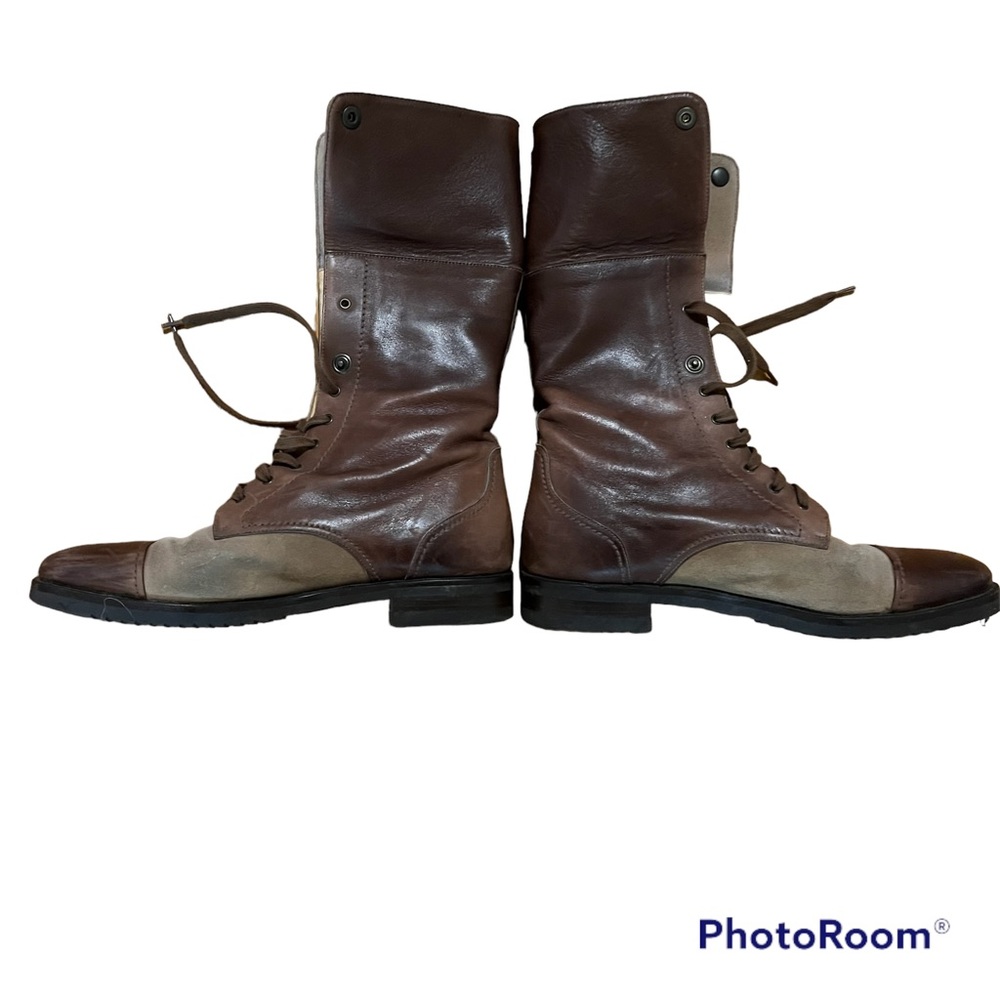 Gravati Neiman Marcus Combat Boots Size 10M - Picture 2 of 10